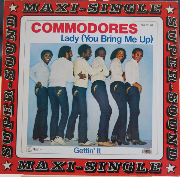 Commodores : Lady (You Bring Me Up) / Gettin' It (12", Maxi)