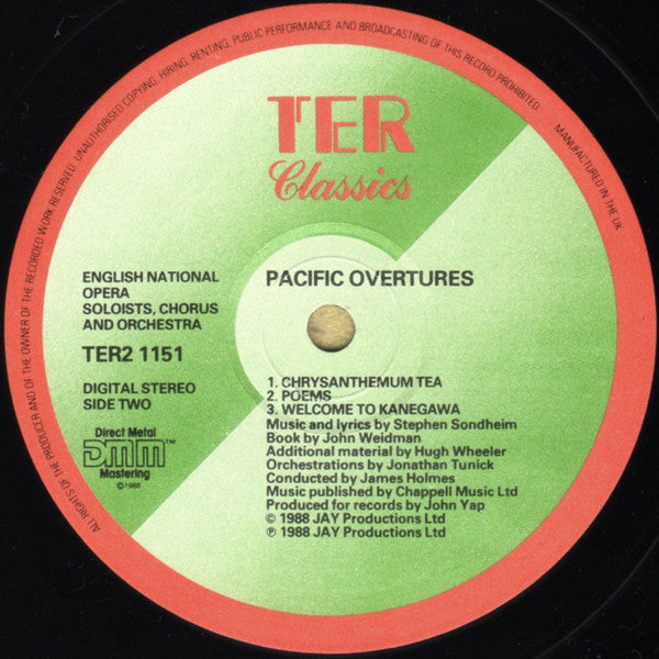 The English National Opera Orchestra, Stephen Sondheim : Pacific Overtures (2xLP, Album, Gat)