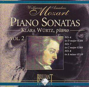 Wolfgang Amadeus Mozart / Klára Würtz : Piano Sonatas Vol. 2 (CD, RE)