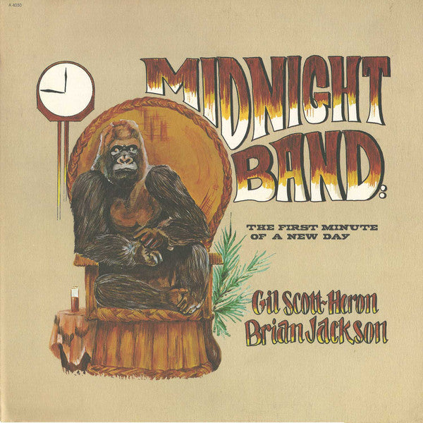 Gil Scott-Heron & Brian Jackson : Midnight Band: The First Minute Of A New Day (LP, Album, Ter)