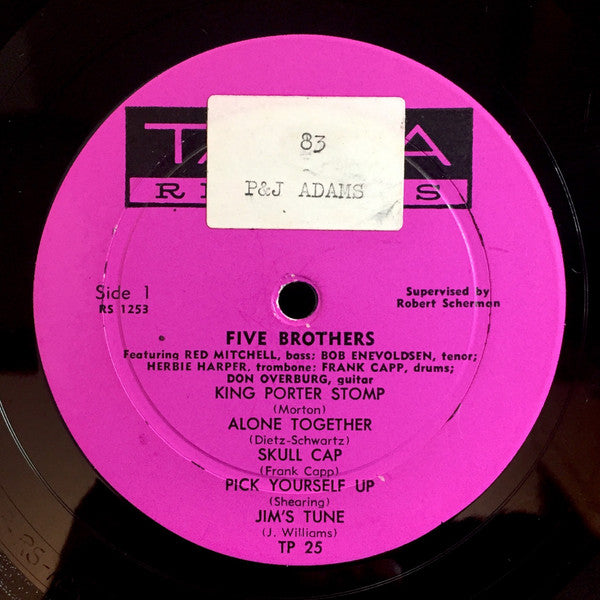 Five Brothers : Five Brothers (LP, Album, RE, Pin)