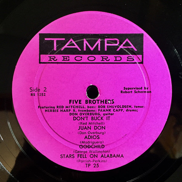 Five Brothers : Five Brothers (LP, Album, RE, Pin)