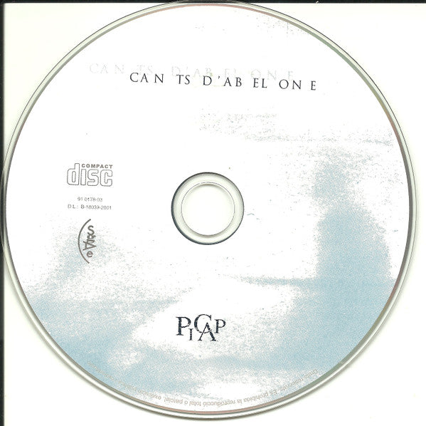 Maria Del Mar Bonet, Rafael Subirachs : Cants D'Abelone (CD, Album)