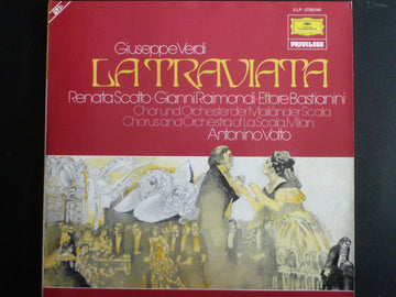 Giuseppe Verdi - Renata Scotto, Gianni Raimondi, Ettore Bastianini - Coro Del Teatro Alla Scala And Orchestra Del Teatro Alla Scala, Antonino Votto : La Traviata (2xLP, RE, Gat)