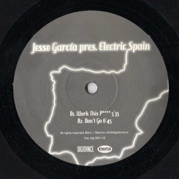 Jesse Garcia : Electric Spain (12")