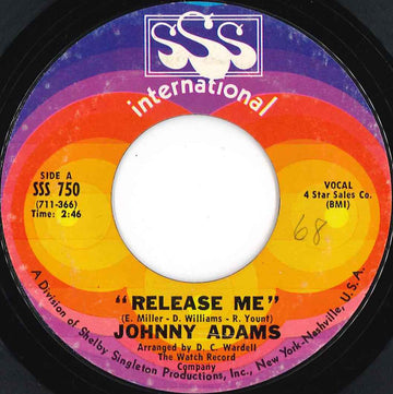 Johnny Adams : Release Me (7")