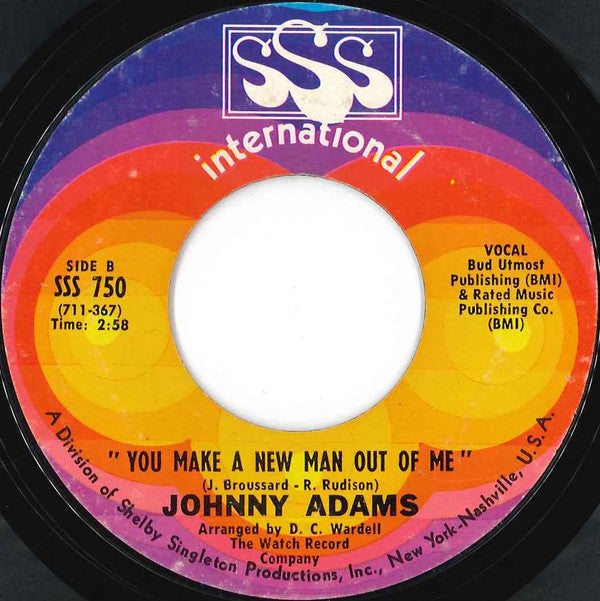 Johnny Adams : Release Me (7")