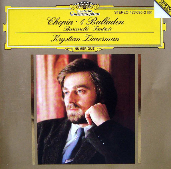 Frédéric Chopin, Krystian Zimerman : 4 Balladen · Barcarolle · Fantasie (CD, Album, RE)