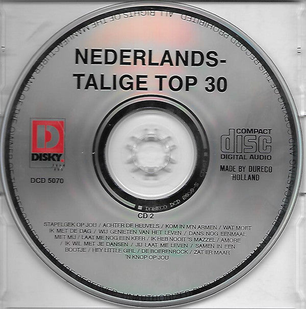 Various : De Enige Echte Nederlandstalige Top 30 (2xCD, Comp)