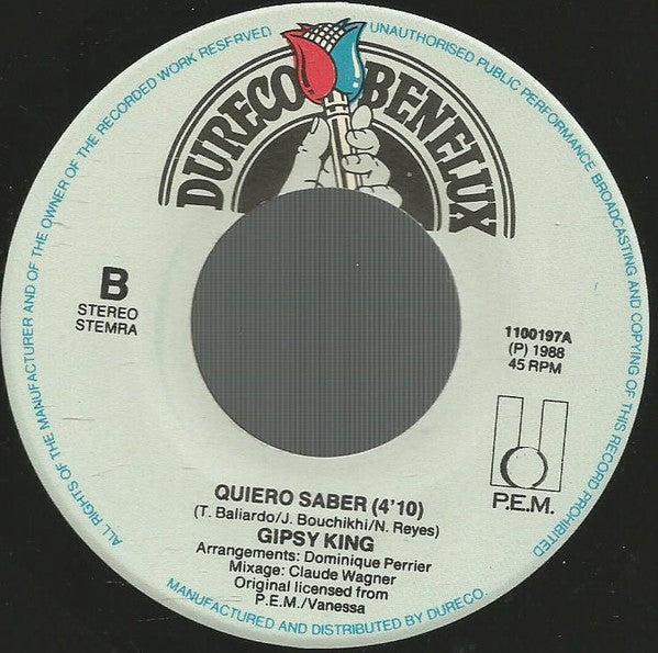 Gipsy Kings : Bamboléo (7", Single)