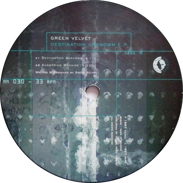 Green Velvet : Destination Unknown E.P. (12", EP)