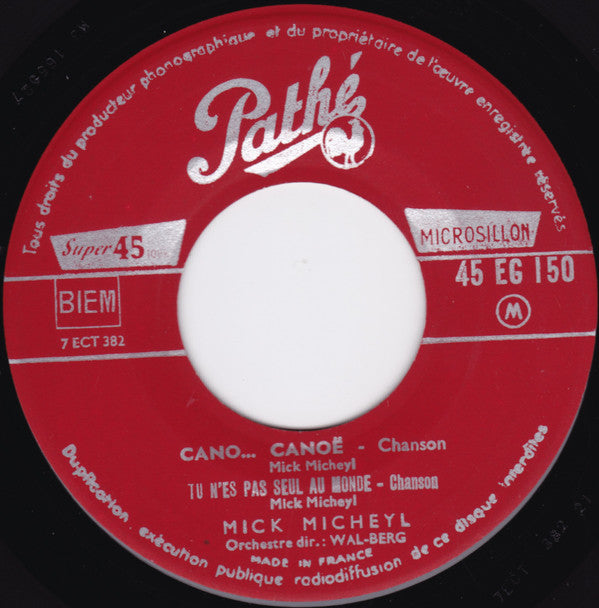 Mick Micheyl : Cano ... Canoë (7", EP)
