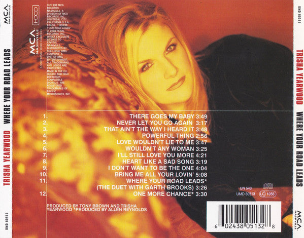 Trisha Yearwood : Where Your Road Leads (HDCD, Album)
