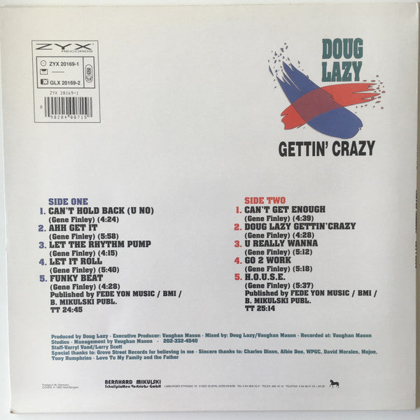 Doug Lazy : Doug Lazy Gettin' Crazy (LP, Album)