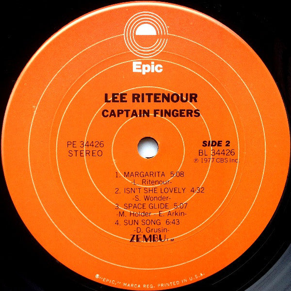 Lee Ritenour : Captain Fingers (LP, Album, Pit)
