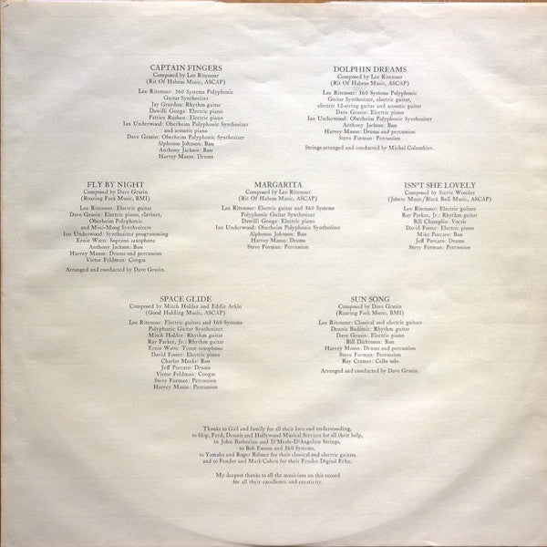Lee Ritenour : Captain Fingers (LP, Album, Pit)