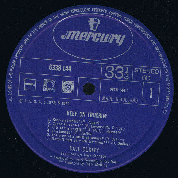 Dave Dudley : Keep On Truckin' (LP, Album)