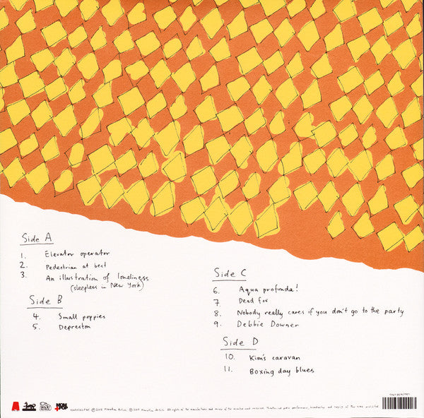 Courtney Barnett : Sometimes I Sit And Think, And Sometimes I Just Sit (2xLP, Album, S/Edition, Yel)