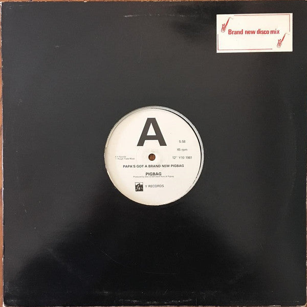 Pigbag : Papa's Got A Brand New Pigbag (12", Single)