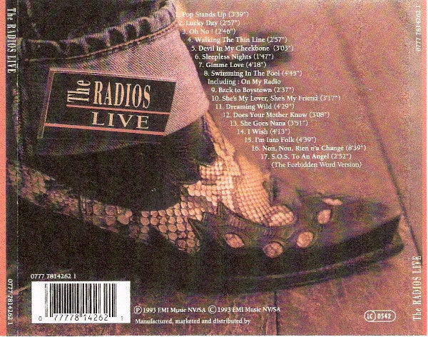 The Radios : Live (CD, Album)