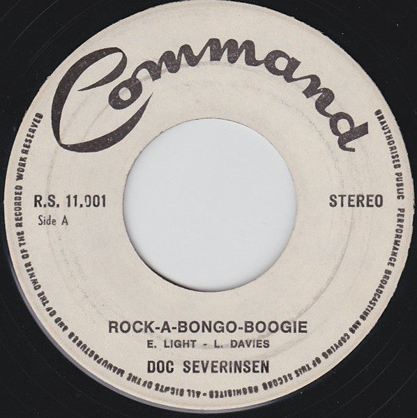 Doc Severinsen / Doc Severinsen And His Orchestra : Rock-A-Bongo-Boogie / In A Little Spanish Town (7", Single)