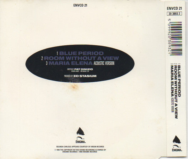 The Smithereens Featuring Belinda Carlisle : Blue Period (CD, Maxi)