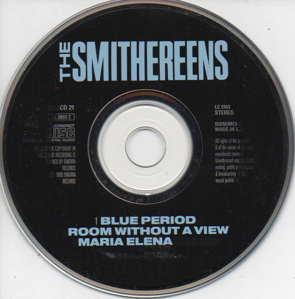 The Smithereens Featuring Belinda Carlisle : Blue Period (CD, Maxi)