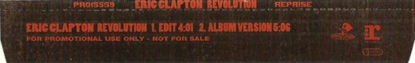 Eric Clapton : Revolution (CD, Single, Promo)
