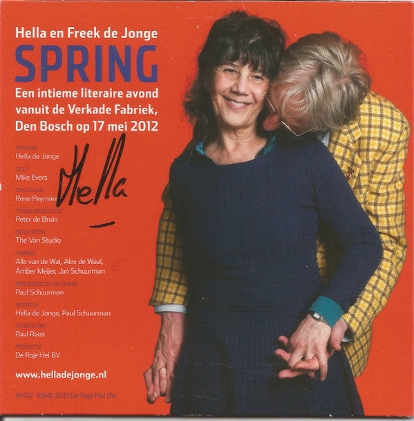 Hella de Jonge en Freek de Jonge : Spring - Een Intieme Literaire Avond (DVD)