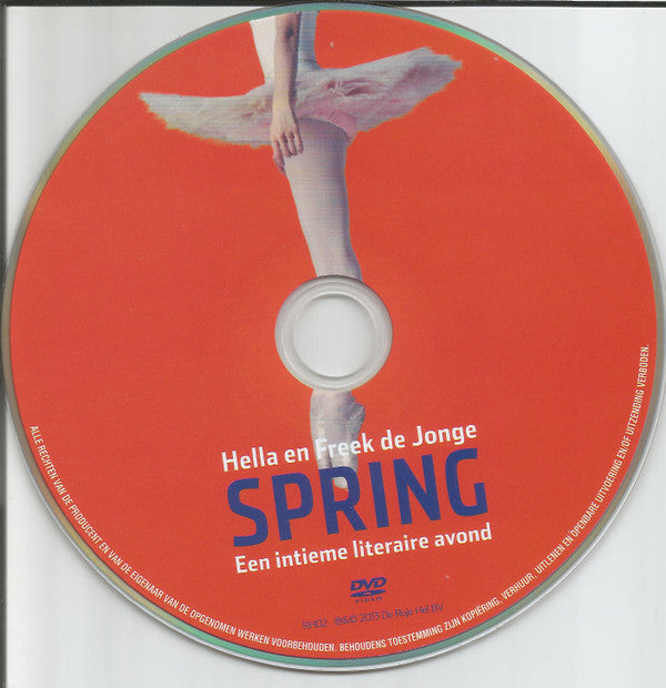 Hella de Jonge en Freek de Jonge : Spring - Een Intieme Literaire Avond (DVD)