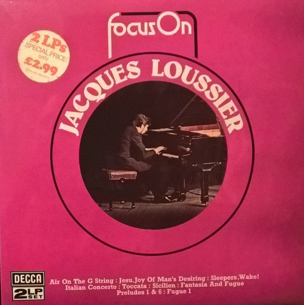 Jacques Loussier : Focus On Jacques Loussier (2xLP, Comp, Gat)