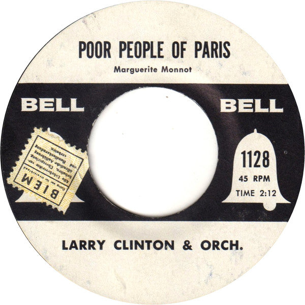 Larry Clinton And His Orchestra : Lisbon Antigua / Poor People Of Paris (7", Mono)