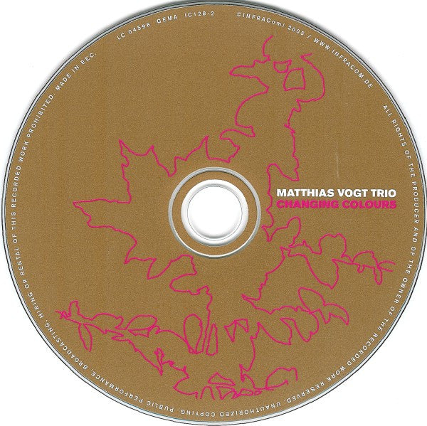 Matthias Vogt Trio : Changing Colours (CD, Album)