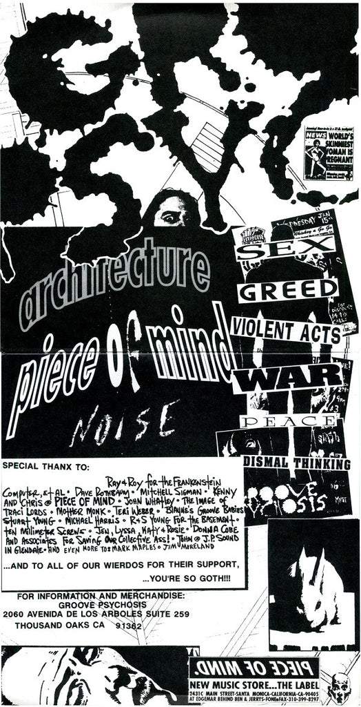 Groove Psychosis : Threat / I Hate Your World (7", Single)