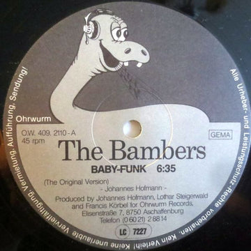 The Bambers : Baby Funk (12")