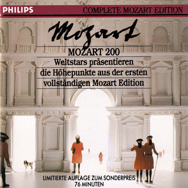 Wolfgang Amadeus Mozart : Mozart 200 (Weltstars Präsentieren Die Höhepunkte Aus Der Ersten Vollständigen Mozart Edition) (CD, Ltd, Smplr)