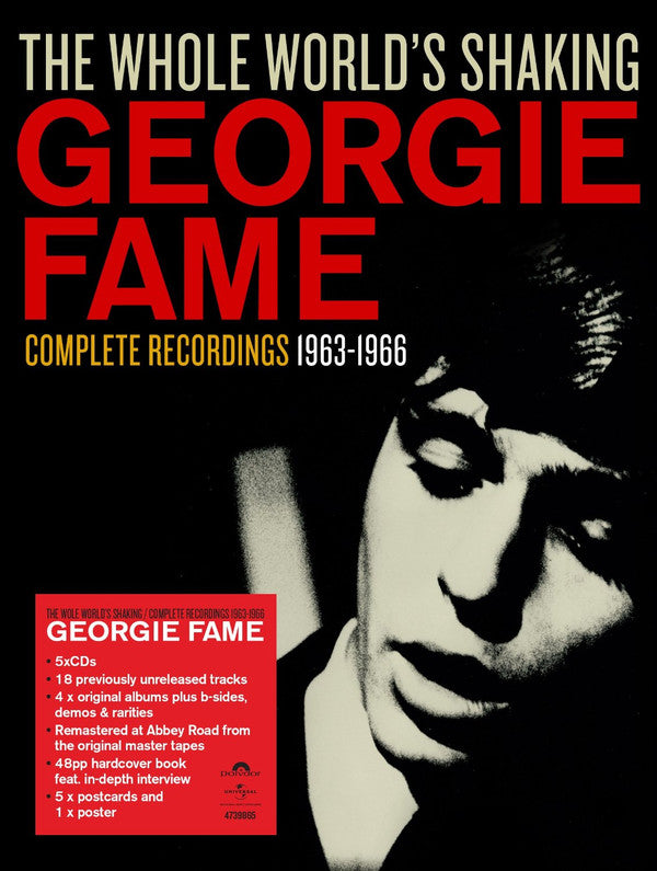 Georgie Fame : The Whole World’s Shaking (Complete Recordings 1963-1966) (Box, Comp + 4xCD, Album, RE, RM + CD, Comp, RM)