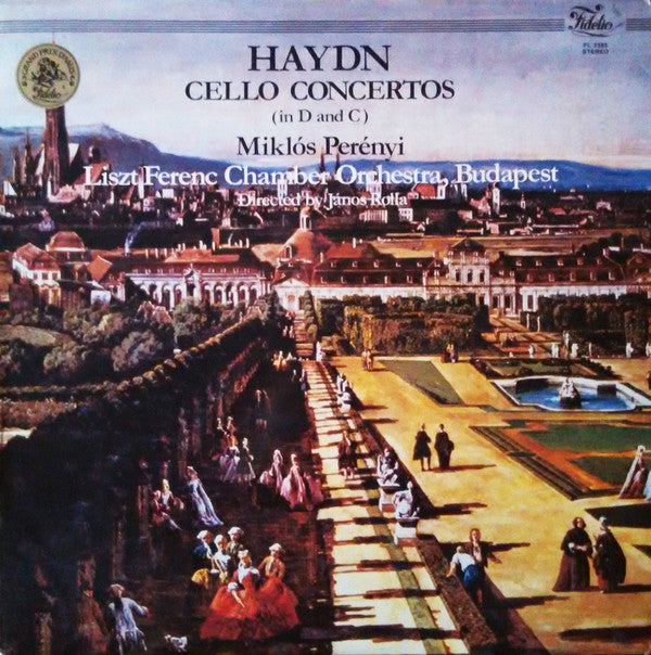 Joseph Haydn - Miklós Perényi, Liszt Ferenc Chamber Orchestra, János Rolla : Cello Concertos (In D And C) (LP, Album, RE)