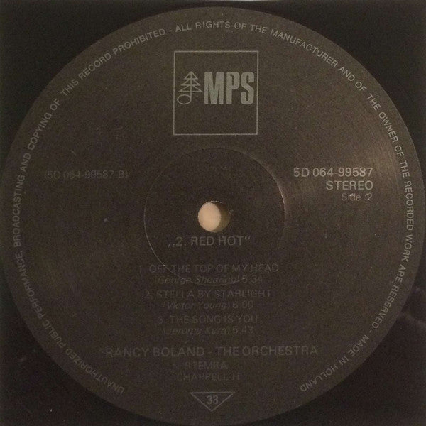 Francy Boland And Orchestra : 2. Red Hot (LP, Album)