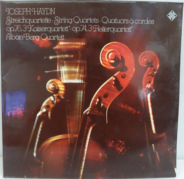 Joseph Haydn / Alban Berg Quartett : Streichquartette / String Quartets / Quatuors À Cordes: Op. 76,3 "Kaiserquartett" - Op. 74,3 "Reiterquartett" (LP, Album, Gat)