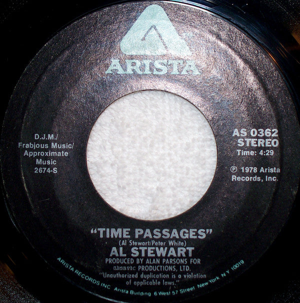 Al Stewart : Time Passages (7", Ter)