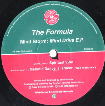 The Formula : Mind Storm: Mind Drive E.P. (12", EP)