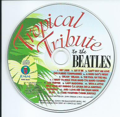 Various : Tropical Tribute To The Beatles (CD, Album)