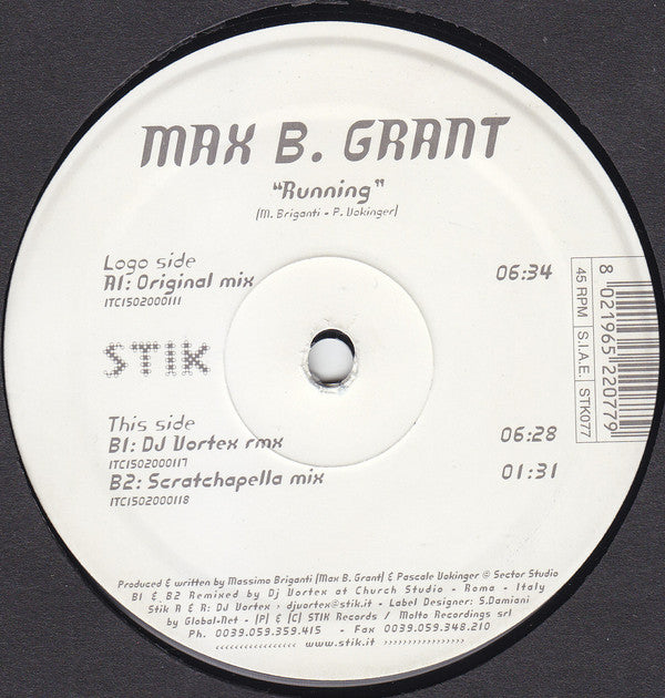 Max B. Grant : Running (12")