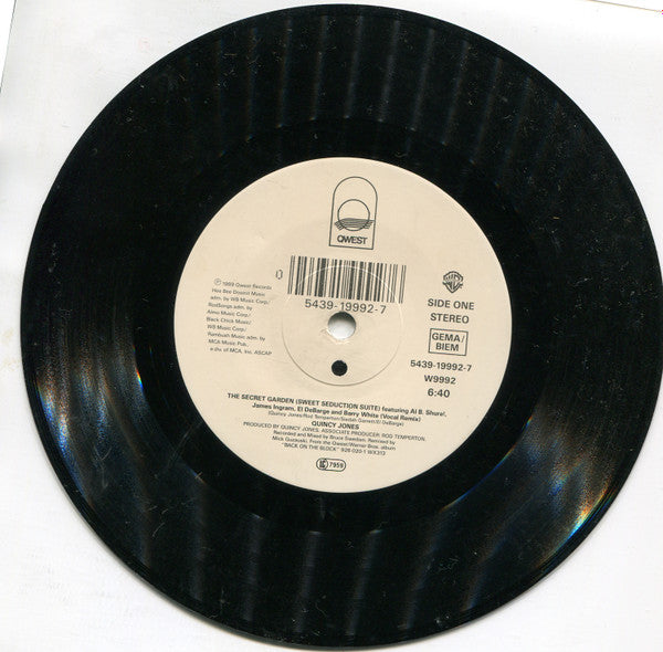 Quincy Jones : The Secret Garden (Sweet Seduction Suite) (7", Single)