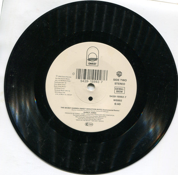 Quincy Jones : The Secret Garden (Sweet Seduction Suite) (7", Single)