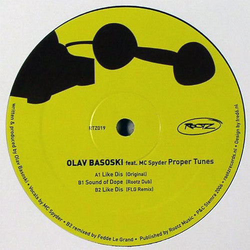 Olav Basoski : Proper Tunes (12")