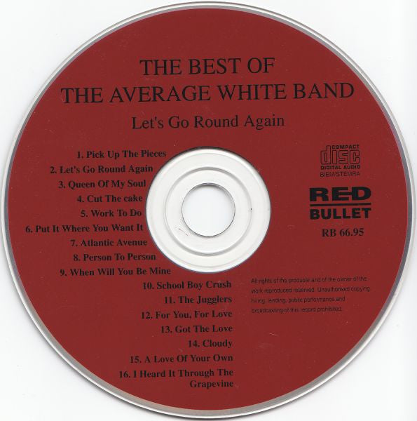 Average White Band : The Best Of The Average White Band - Let's Go Round Again (CD, Comp)