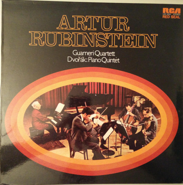 Antonín Dvořák - Arthur Rubinstein, Guarneri Quartet : Piano Quintet (LP)