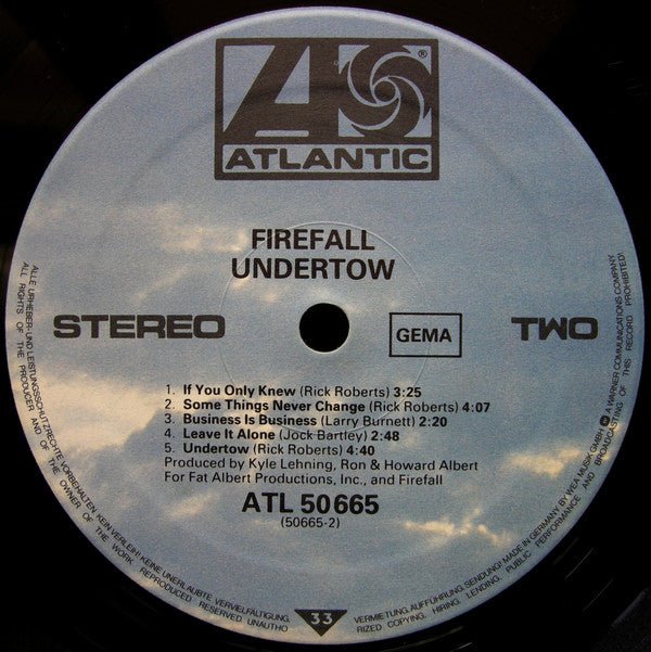 Firefall : Undertow (LP, Album)